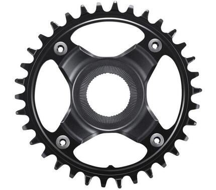 Plato Shimano 36T SM-CRE80, 12 velocidades, BCD 104, negro