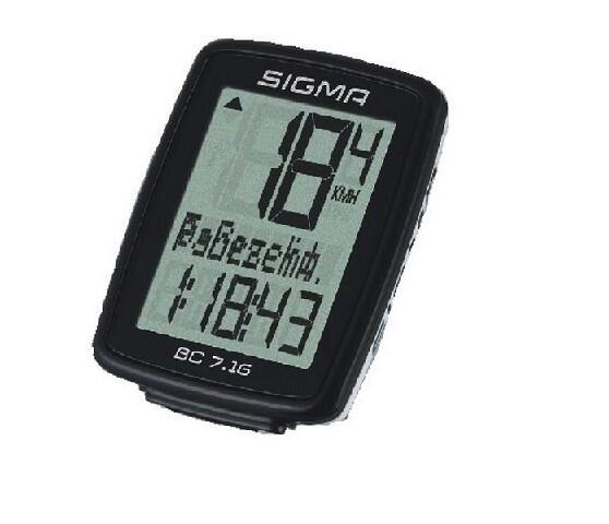 Sigma Fietscomputer BC 7.16 Zwart 3/5