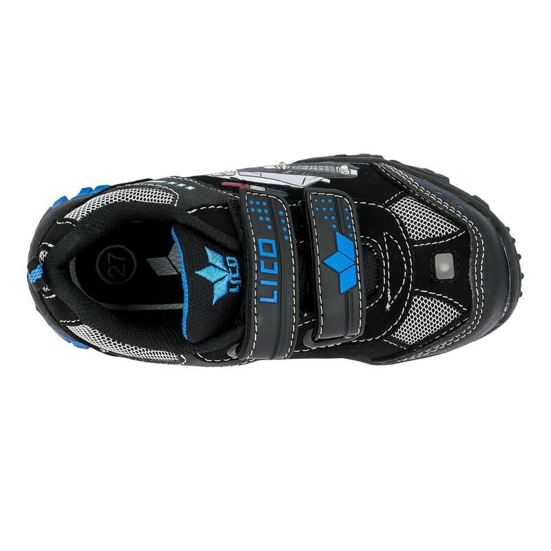 Freitzeitschuh schwarz Jungen Blinkschuhe Chief V Blinky