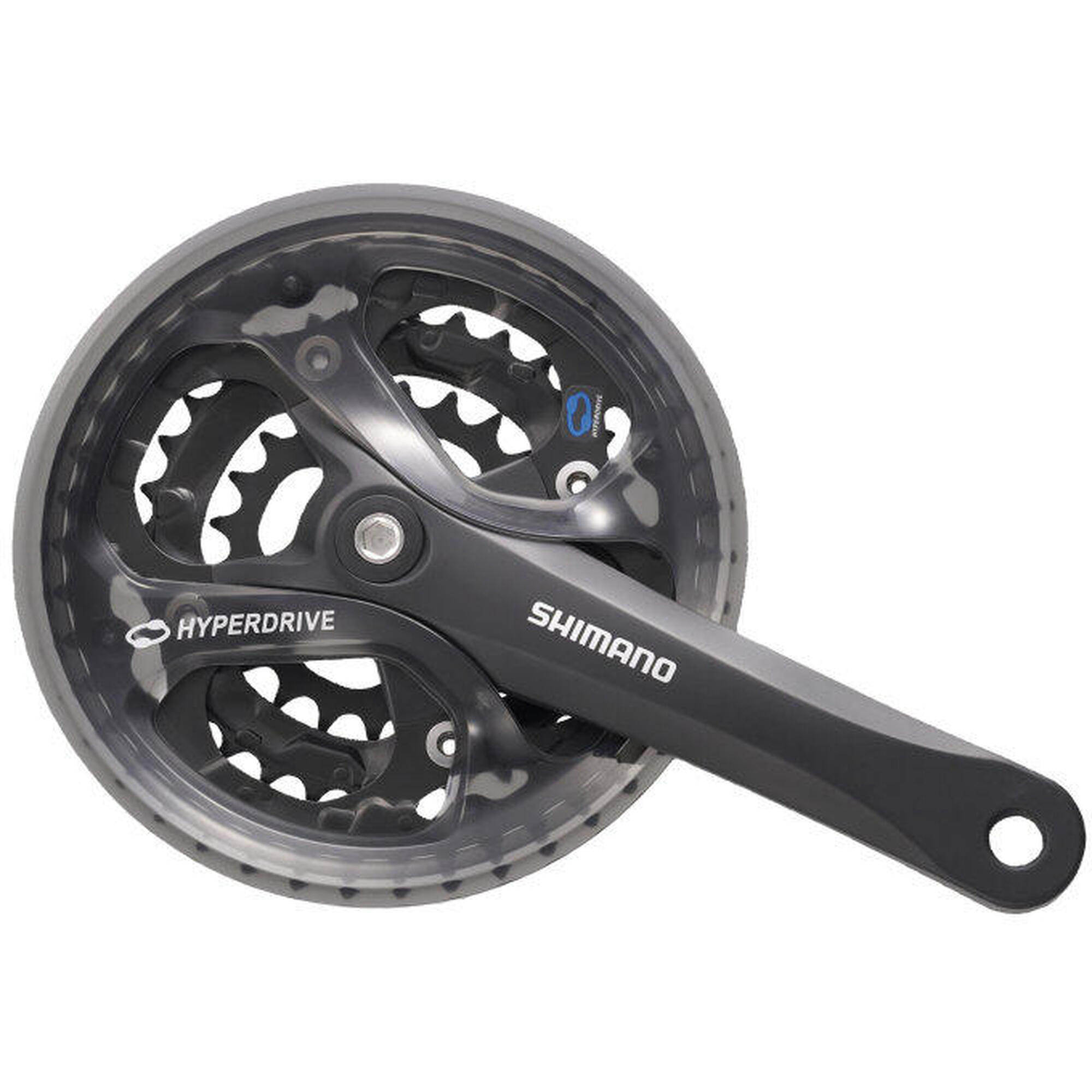 Pédalier 7/8 Vitesses Acera Fc-m361 - 175/48x38x28t - Noir With Chain Guard
