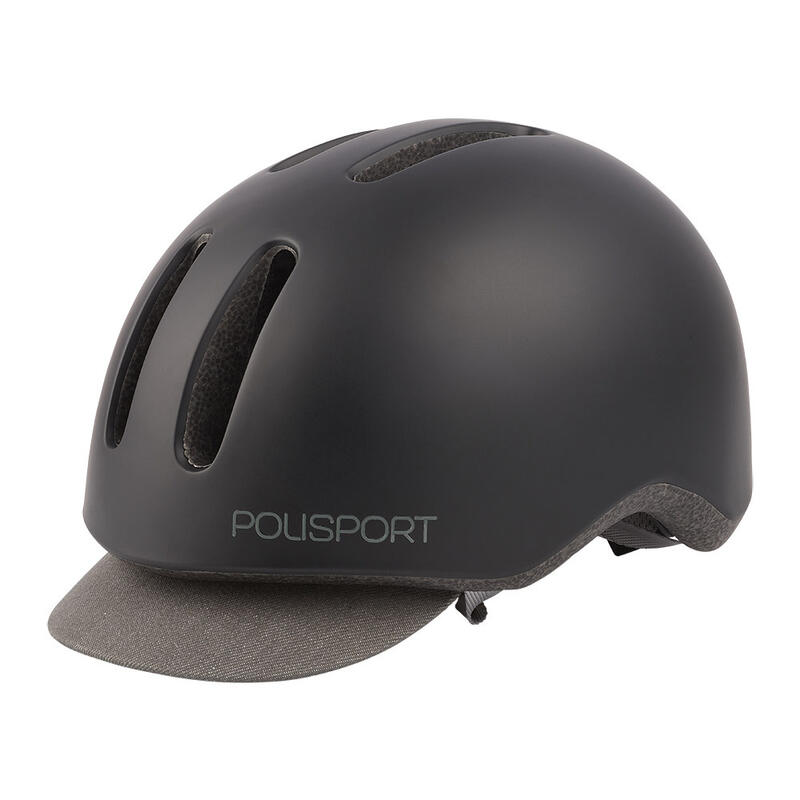 Casque de vélo de banlieue L (58-61 cm) - Matt noir / gris