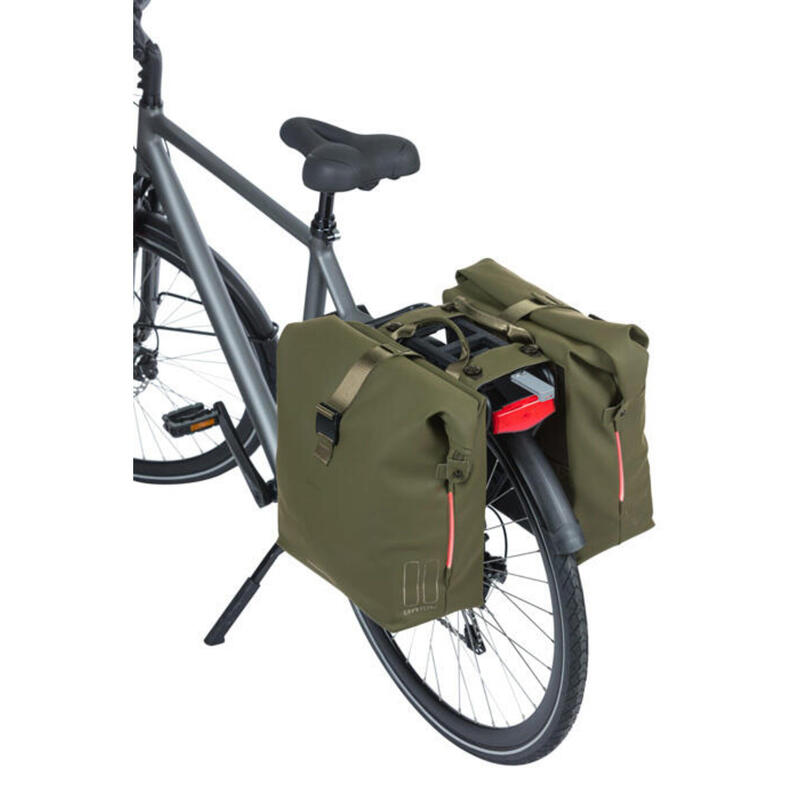 Bolsa de guardado ciclismo de ruta mujer 41 litros Basil SoHo Nordlicht, verde