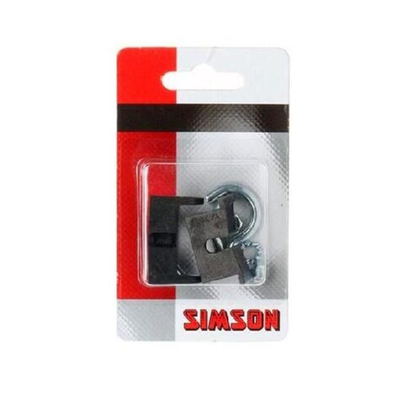 Simson de montage de fermeture de bague d'arrêt 12/14 mm noir / argent 8-pièce