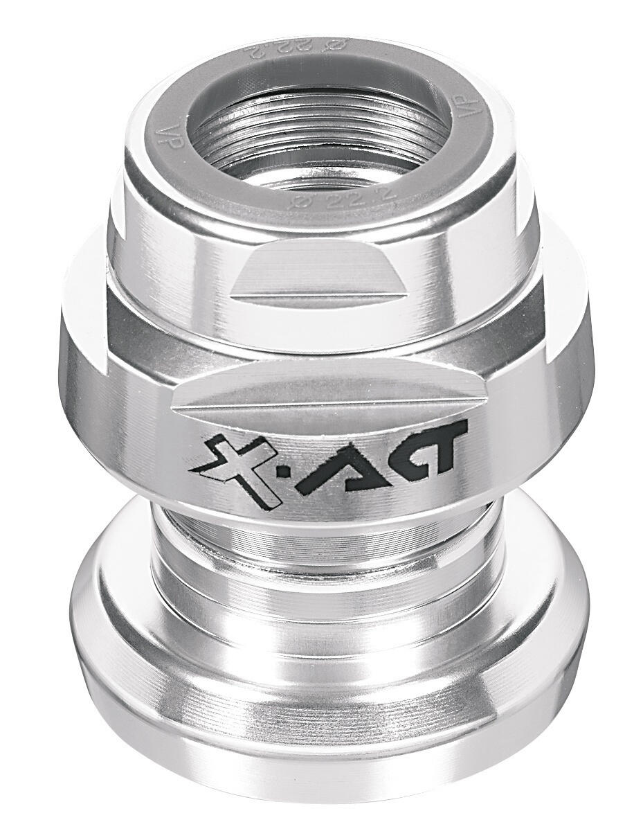 Ergotec balhoofdset 1" a101gk met draad zilver 3/4