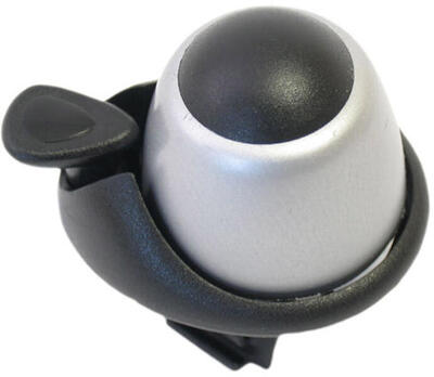 Fietsbel decibel xxl - zilver (op kaart)