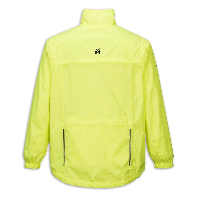 Veste de sport/veste de pluie taille L jaune fluo