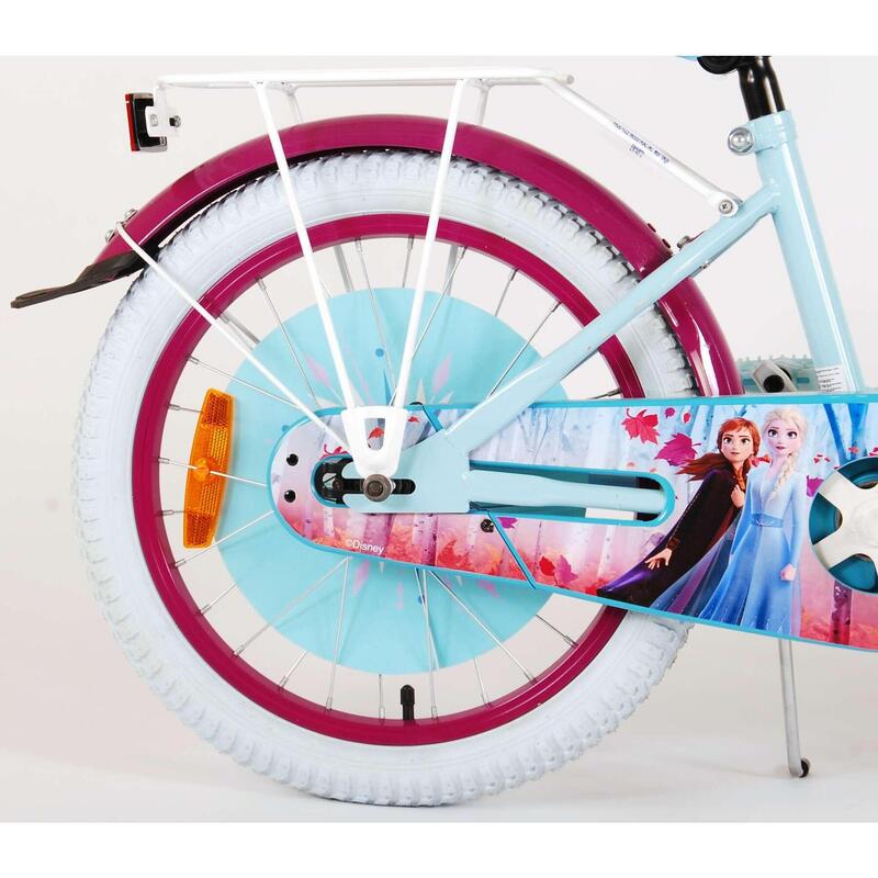 Kinderfiets Disney Frozen 2- Meisjes - 18 inch - Blauw/Paars