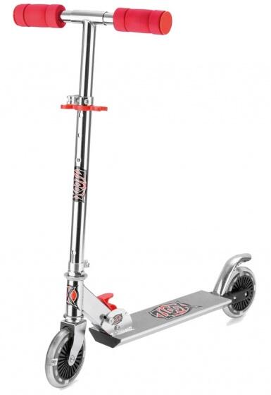 XOOTZ Xootz Kids Light Up Folding Scooter, Adjustable Handle Bars and LED Wheels