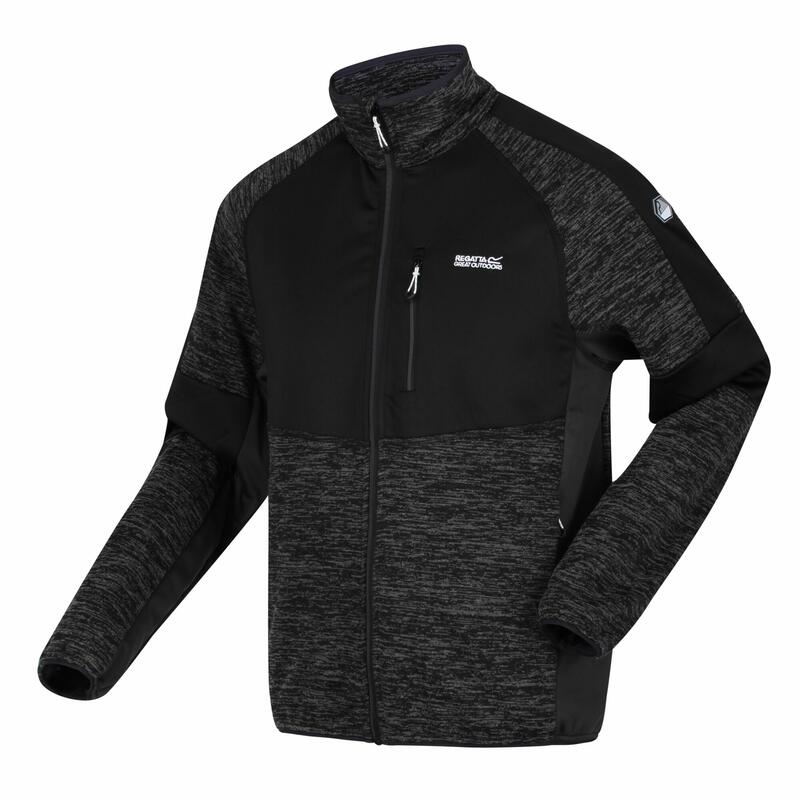 Coladane II Men's Hiking Fleece Jacket - Black/Dark Grey