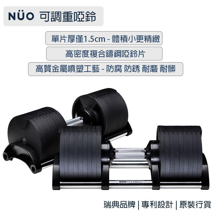 NÜO FLEXBELL 1-Sec Weight Adjustable Dumbbell (Set of 2kg-32kg), 1pair