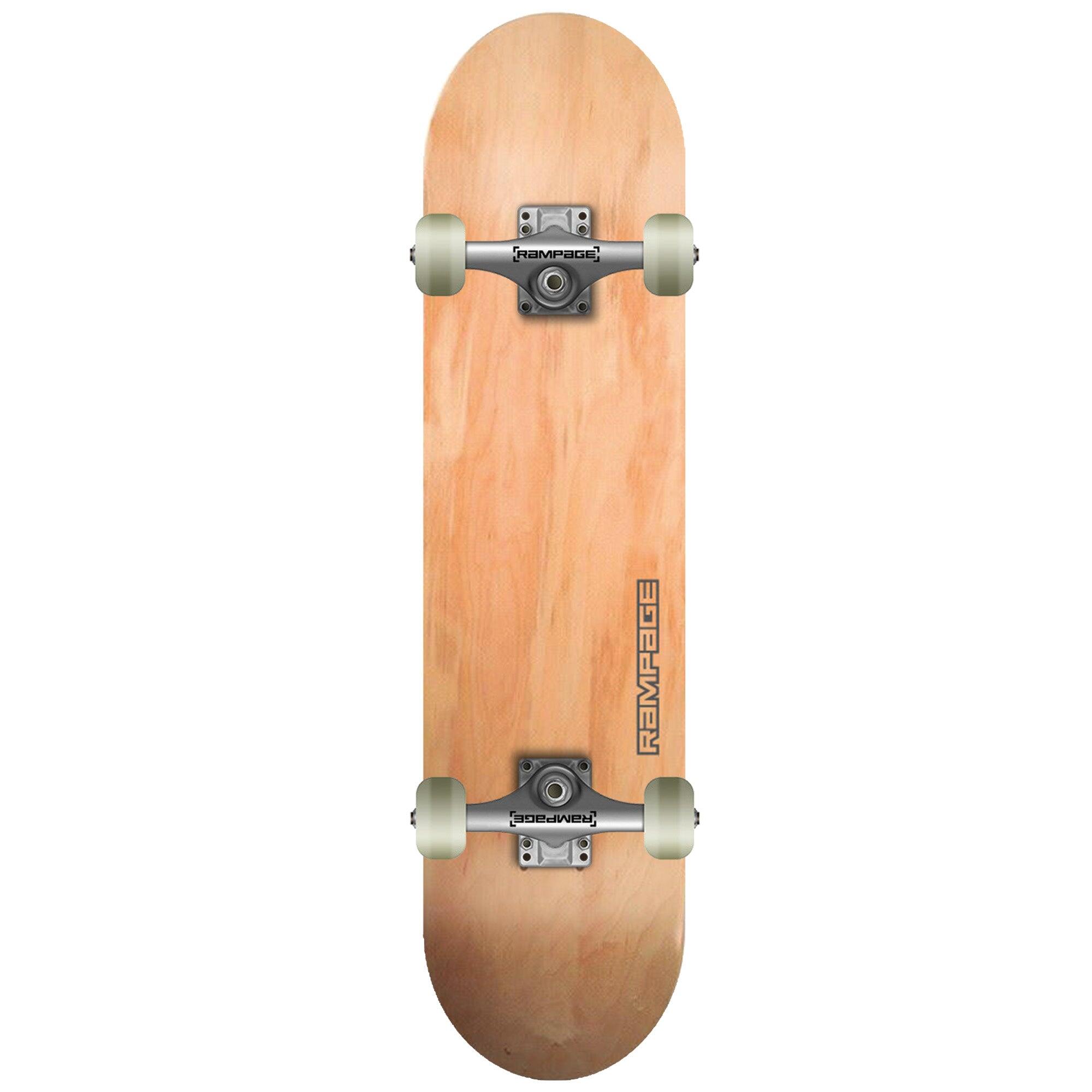 RAMPAGE Rampage Natural Stain Skateboard