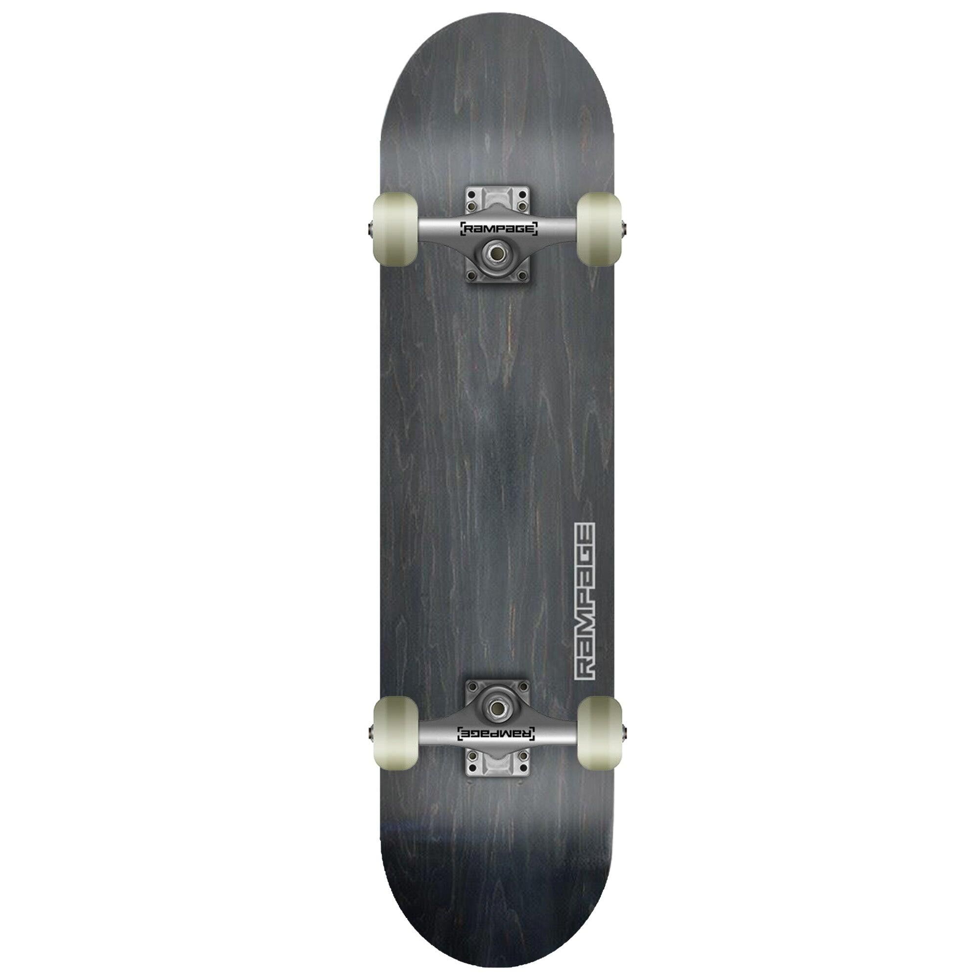 RAMPAGE Rampage Black Stain Skateboard