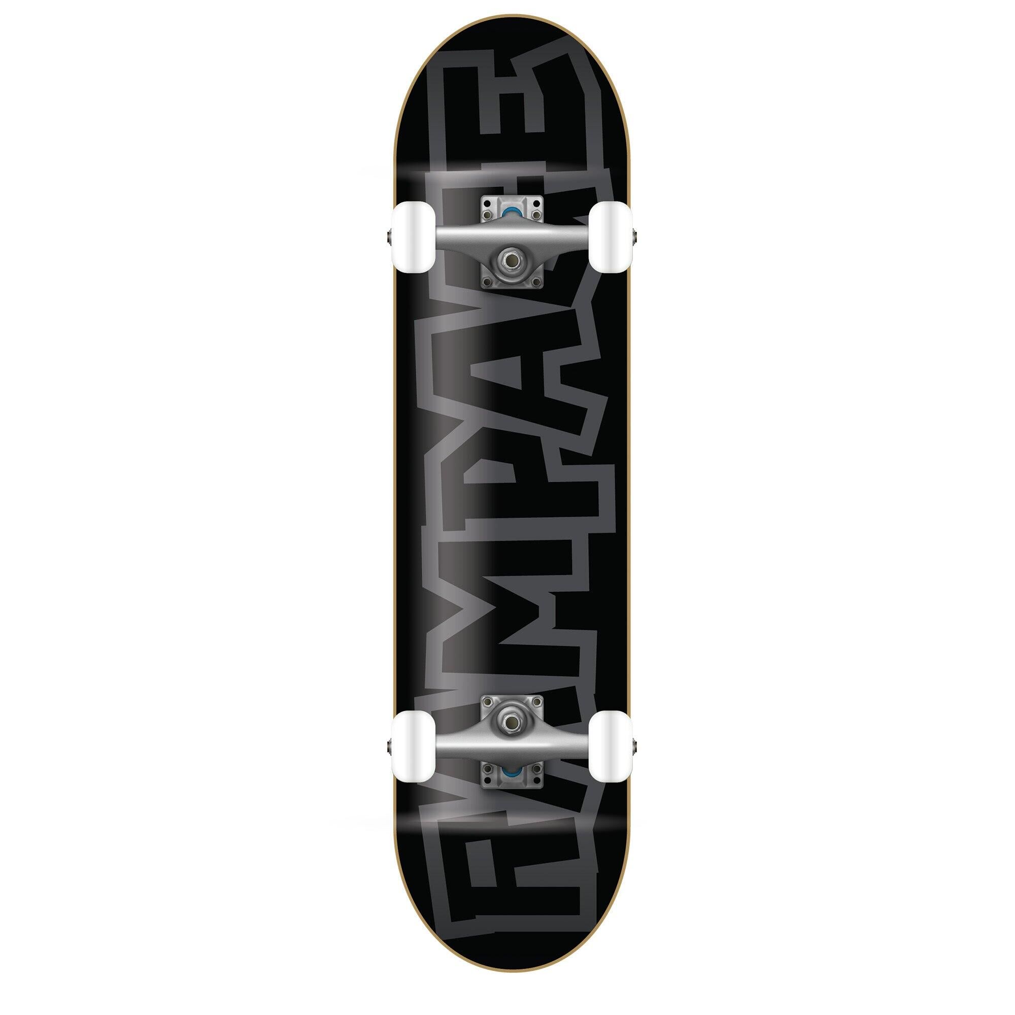 RAMPAGE Rampage Block Logo Skateboard - Grey/ Black