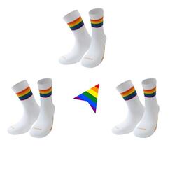 PIPPO Amsterdam Sokken unisex Pride 3 stuks