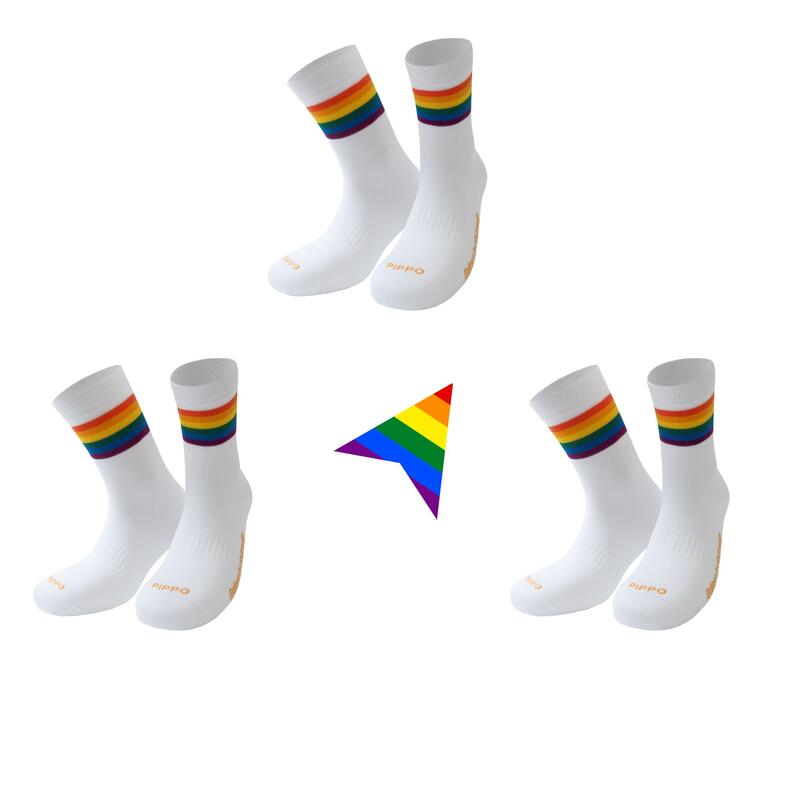 PIPPO Amsterdam calzini da strada Statement Pride in edizione limitata 3 pezzi