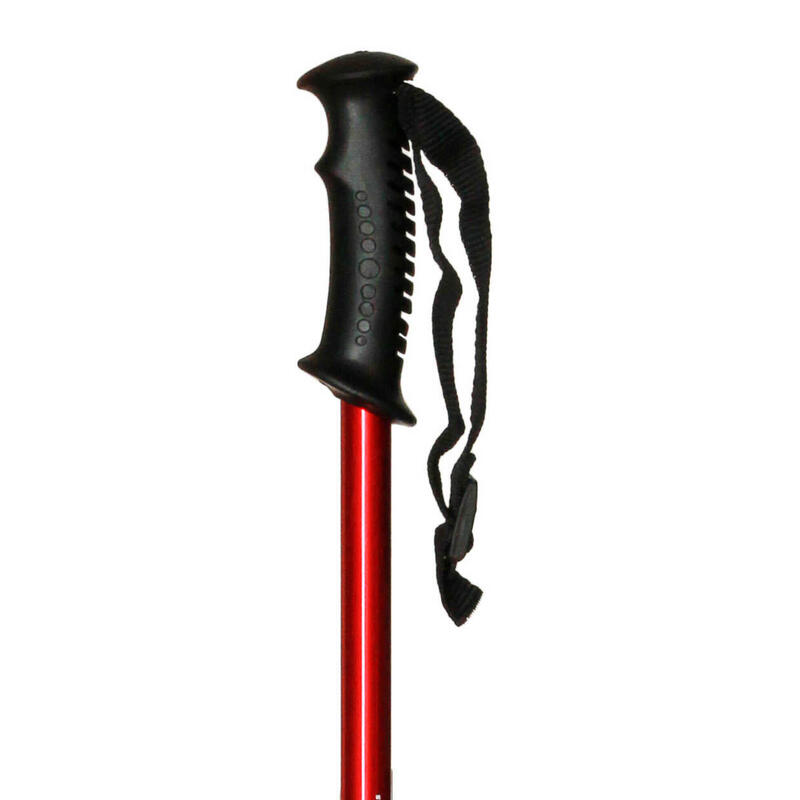 Bastão de trekking extensível de alumínio VERMELHO 65 - 135cm