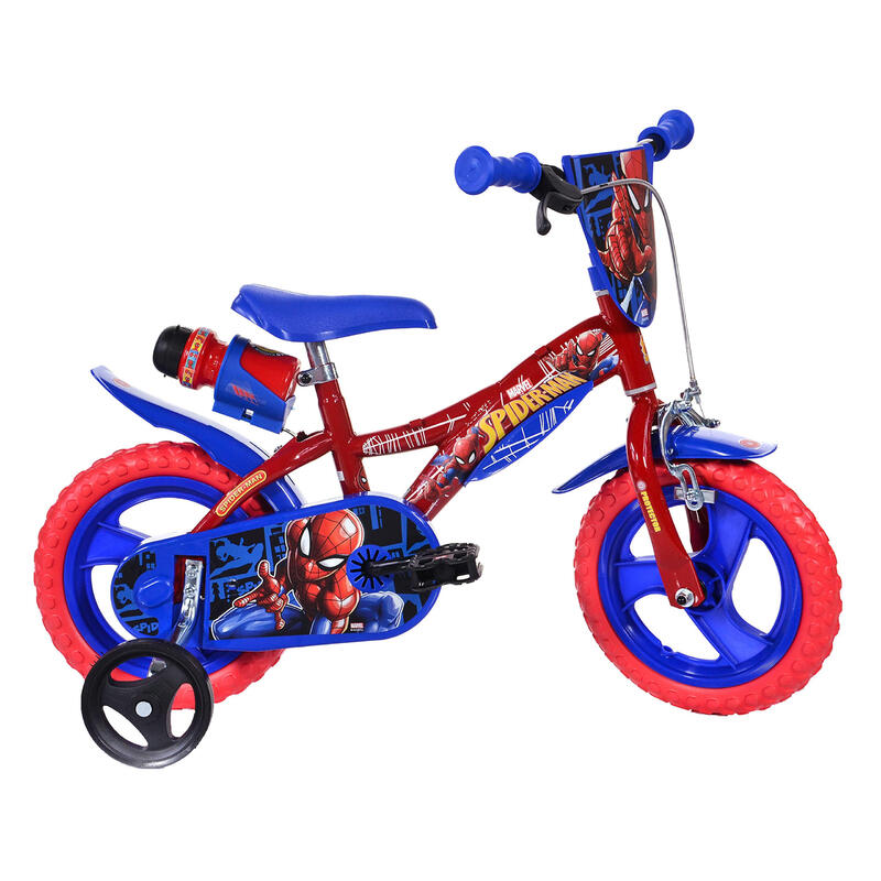 Bicicleta Infantil Spiderman 3-5 años 12 Pulgadas