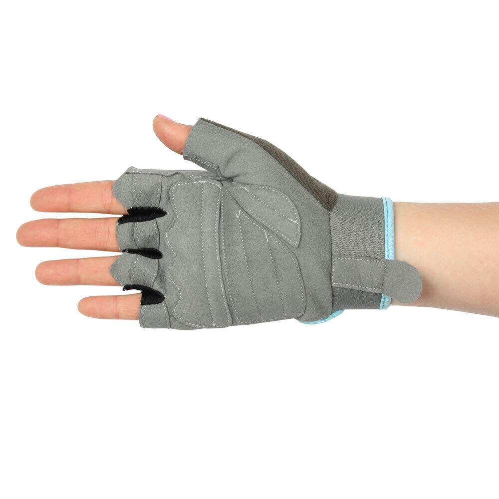 Womens/Ladies Cross Training Gloves (Blue/Grey) 2/4