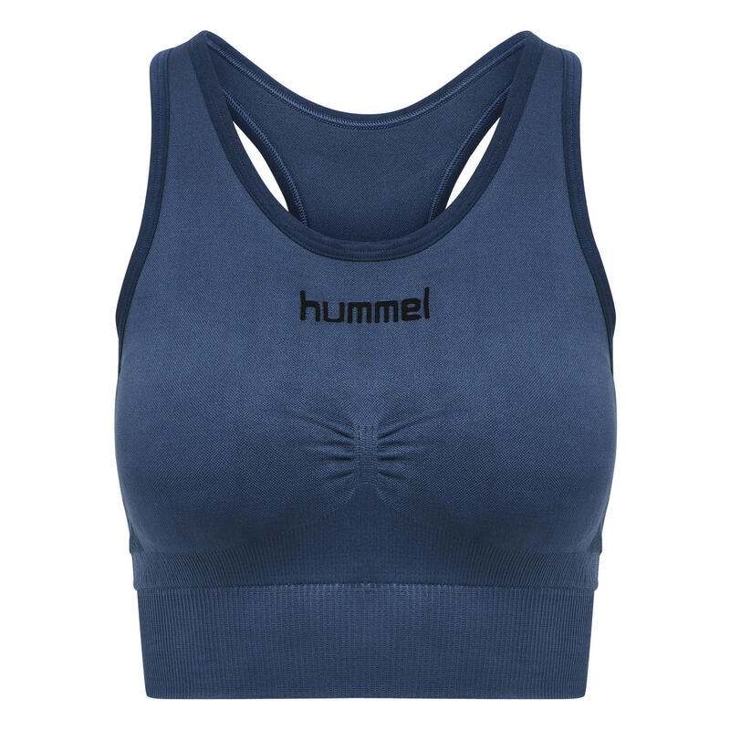 Hummel TE CHRISTEL SEAMLESS - Medium support sports bra - deep