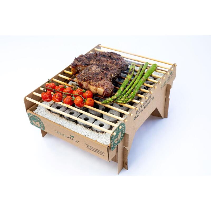 One-time frameless instant grill