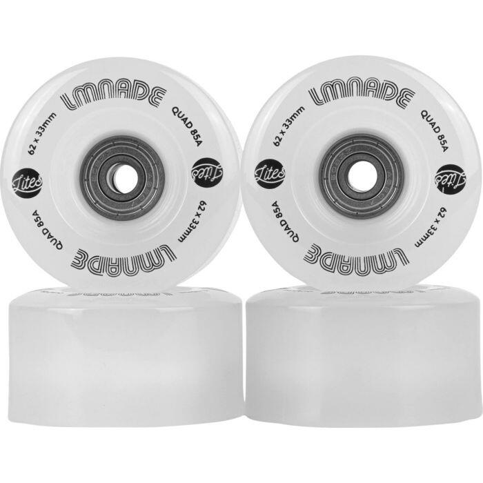 LMNADE LMNADE LED Roller Skate Wheel - Pearl White
