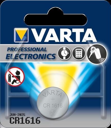 Varta Knoopcel batterij 3v cr1616