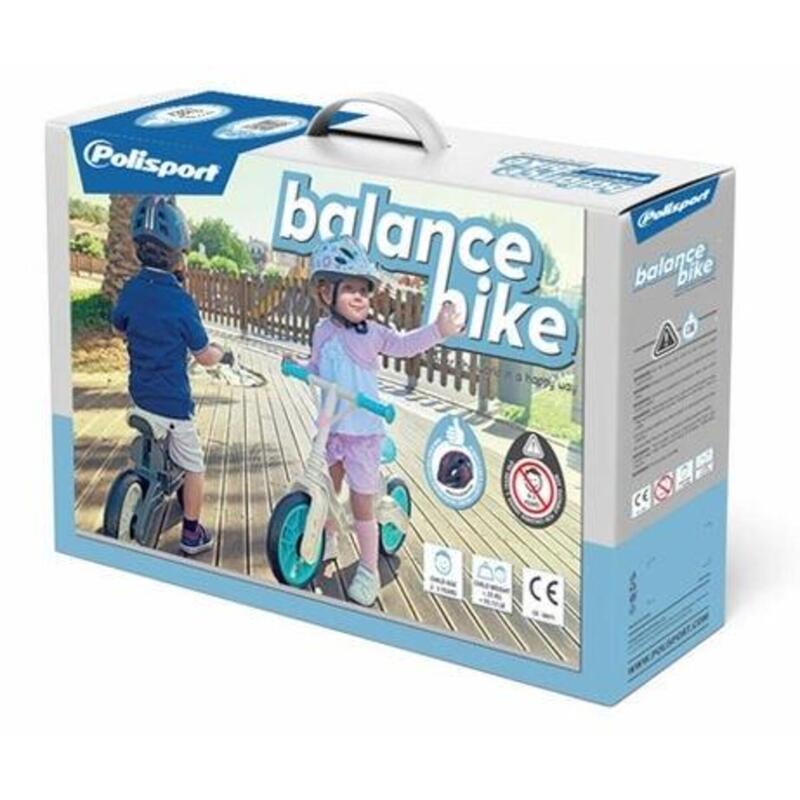 Balance Bike - Bicicleta Infantil de Aprendizagem Cinzenta e Bege