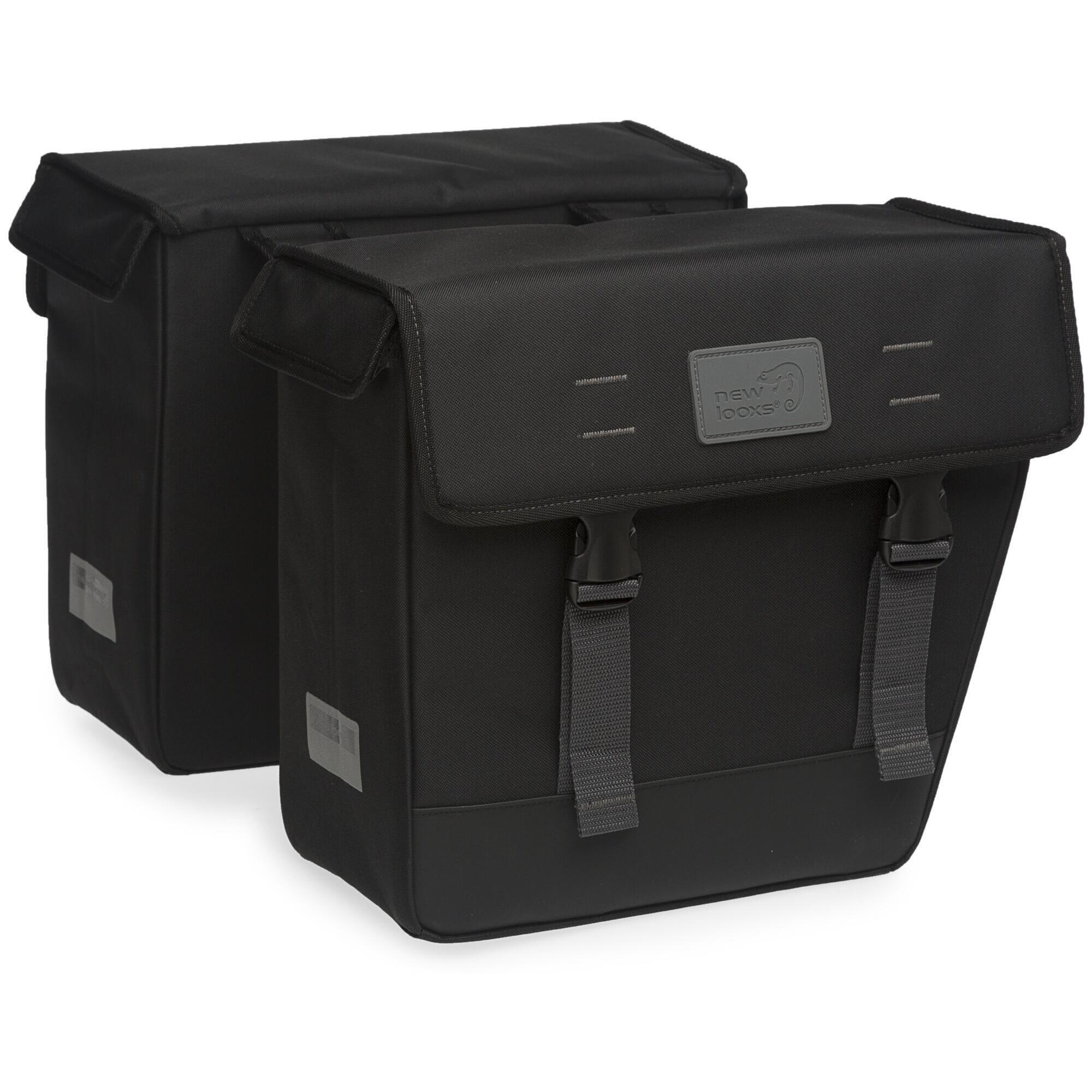 New Looxs - Sacoche Double Origin Hybrid 39 Litres 35 X 33 X 15 Cm - Sacoche - Gris|noir - Decathlon