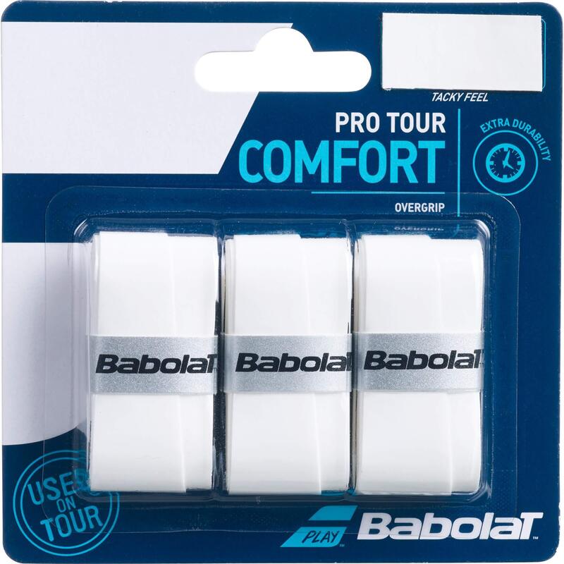 Owijka Babolat PRO TOUR x 3 biała