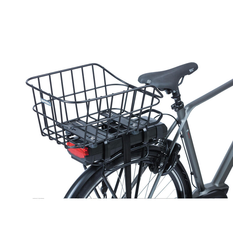 BASIL Panier pour vélo arrière "Cento Aluminium WSL