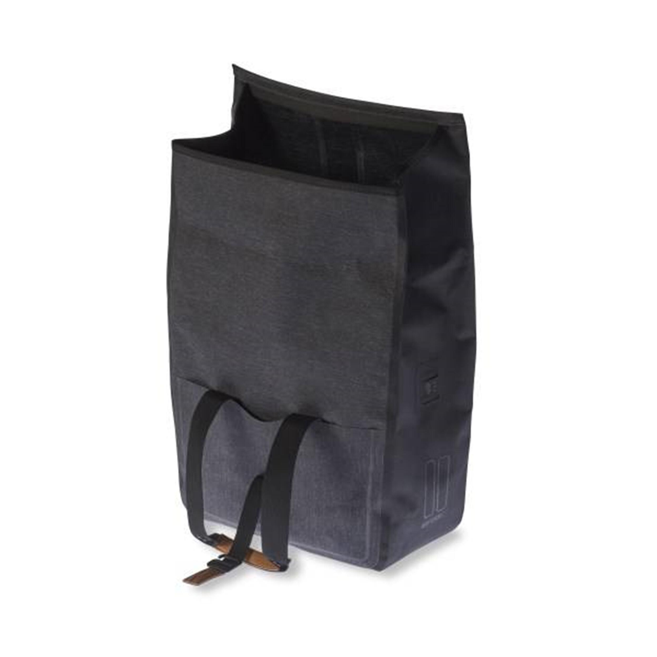 Basil Shoppertasche Urban Dry charcoal mel,33,5x16x48cm,25ltr, wasserd 2/6