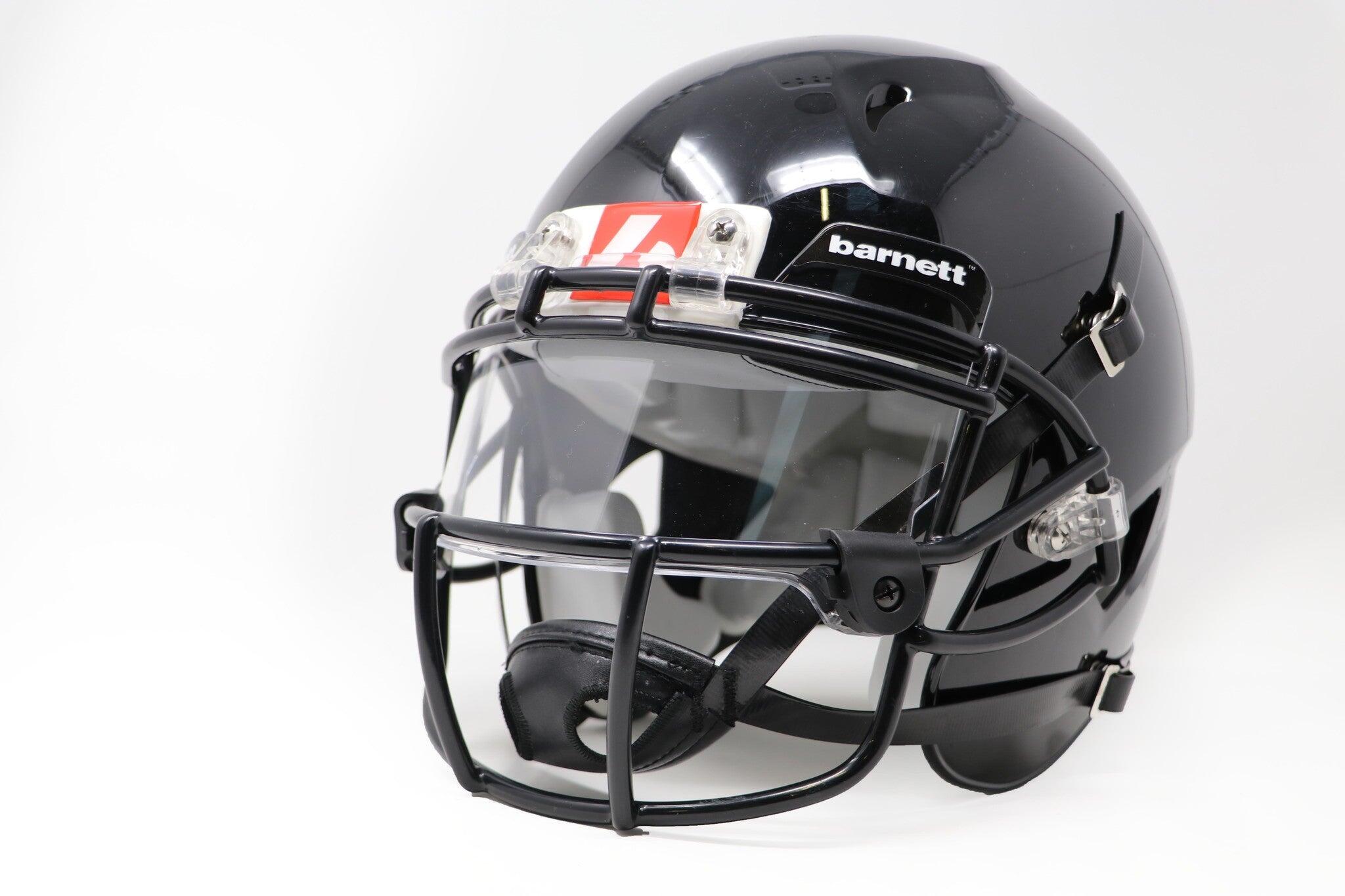 BARNETT Reve Visière REVO Orange Pour Casque Football Américain - Anti-Buée Anti-Rayures