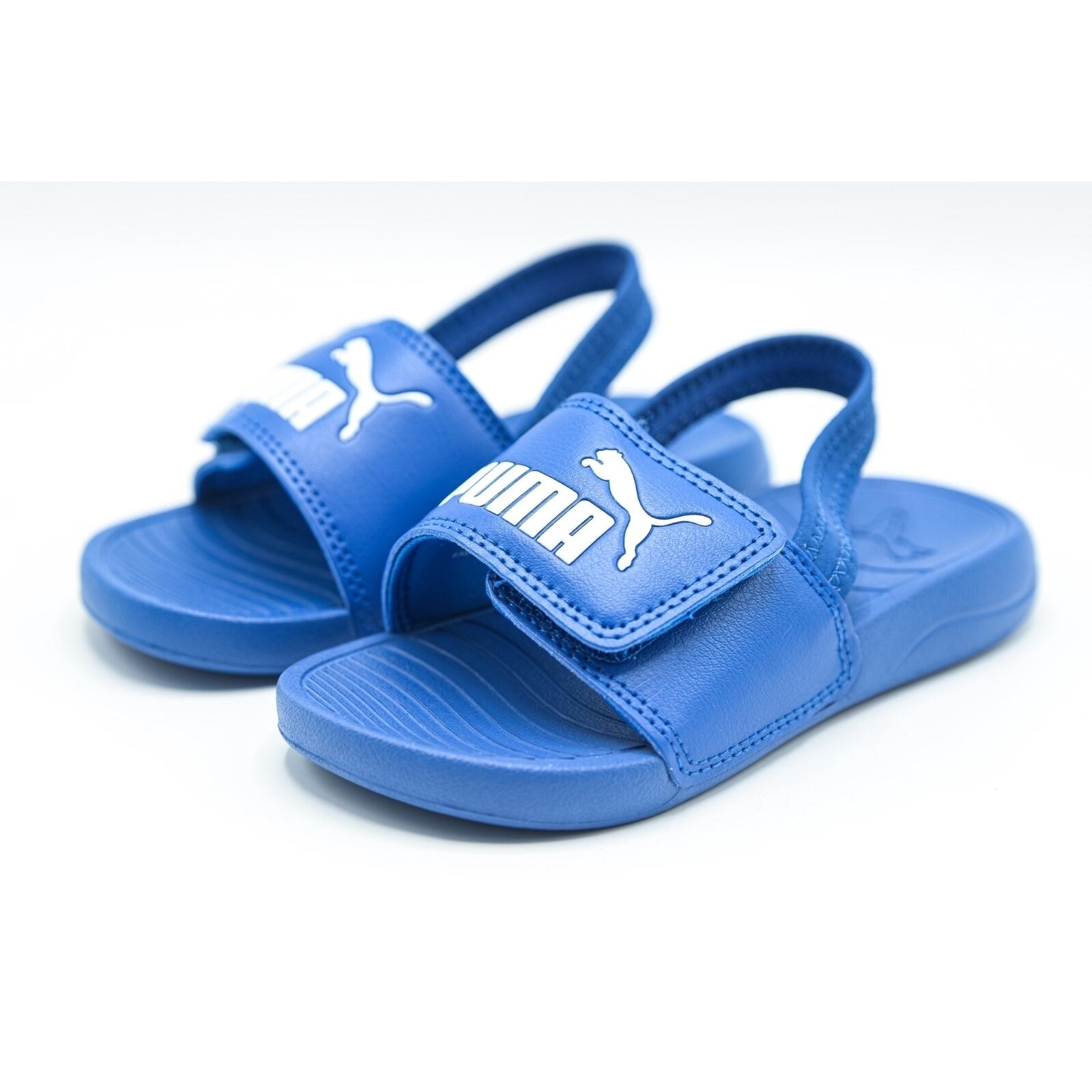 Sandali Bambino Puma Popcat 20 Backstrap blu marino 3/5