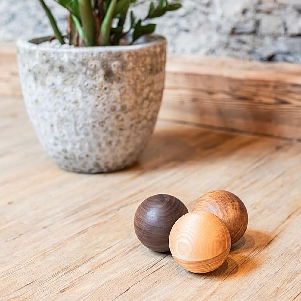 Faszienball 4 cm Kugel Buche aus FSC zertifiziertem Holz - ROLLHOLZ 2/5
