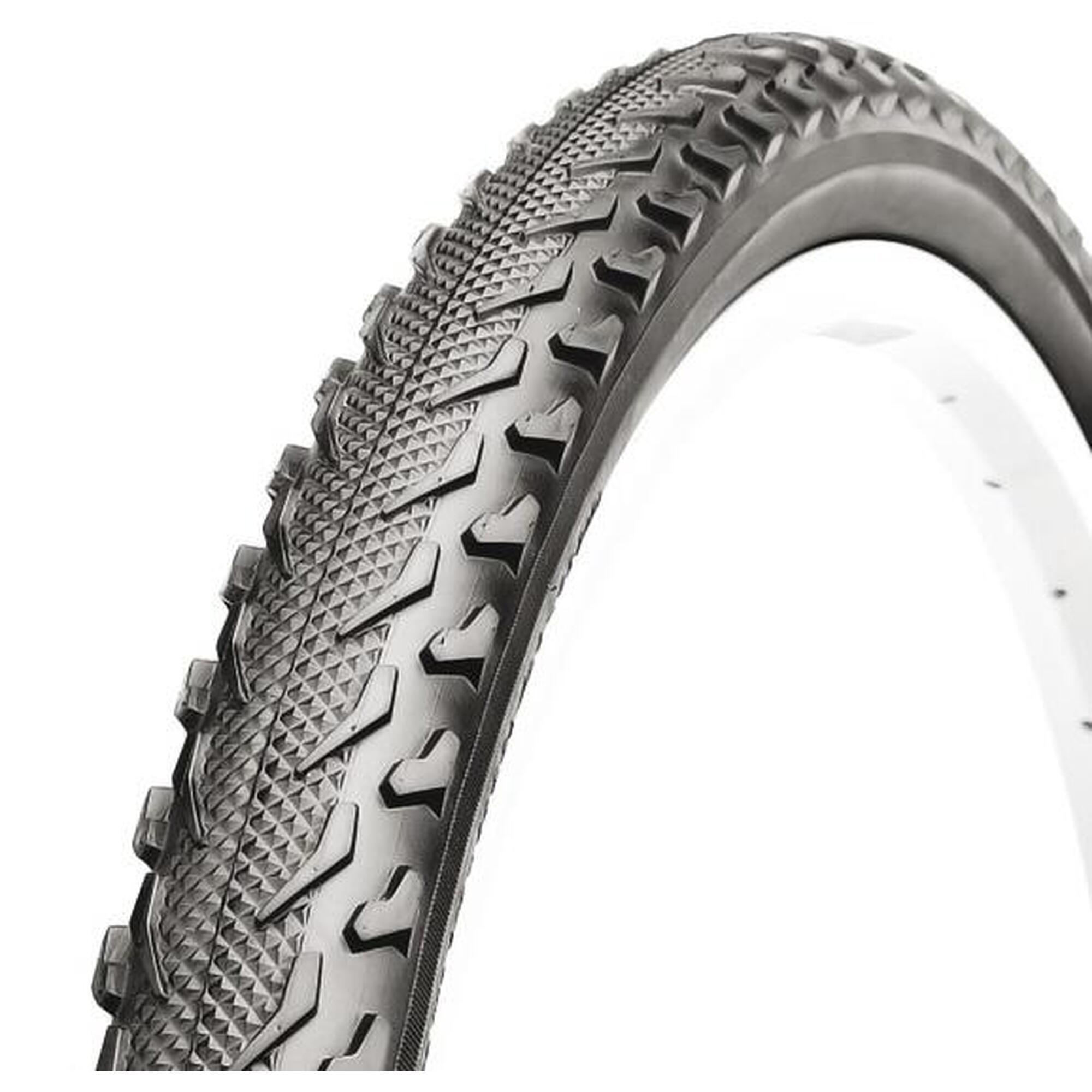 Deli Tire Tire 22x1,75 47-457 Réflexion en semi-croix noire