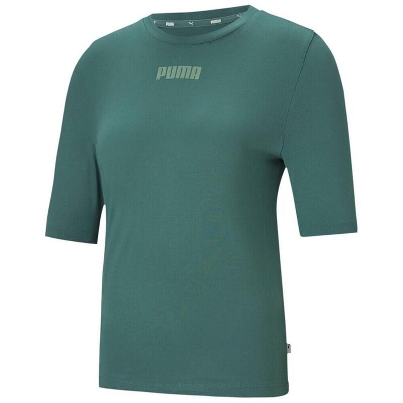 Koszulka damska Puma Modern Basics Tee Cloud zielona