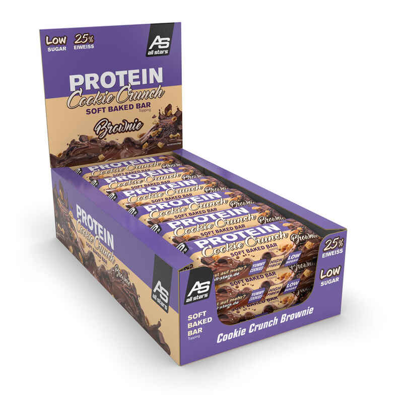 All Stars Protein Cookie Crunch Bar Brownie 18 x 50g