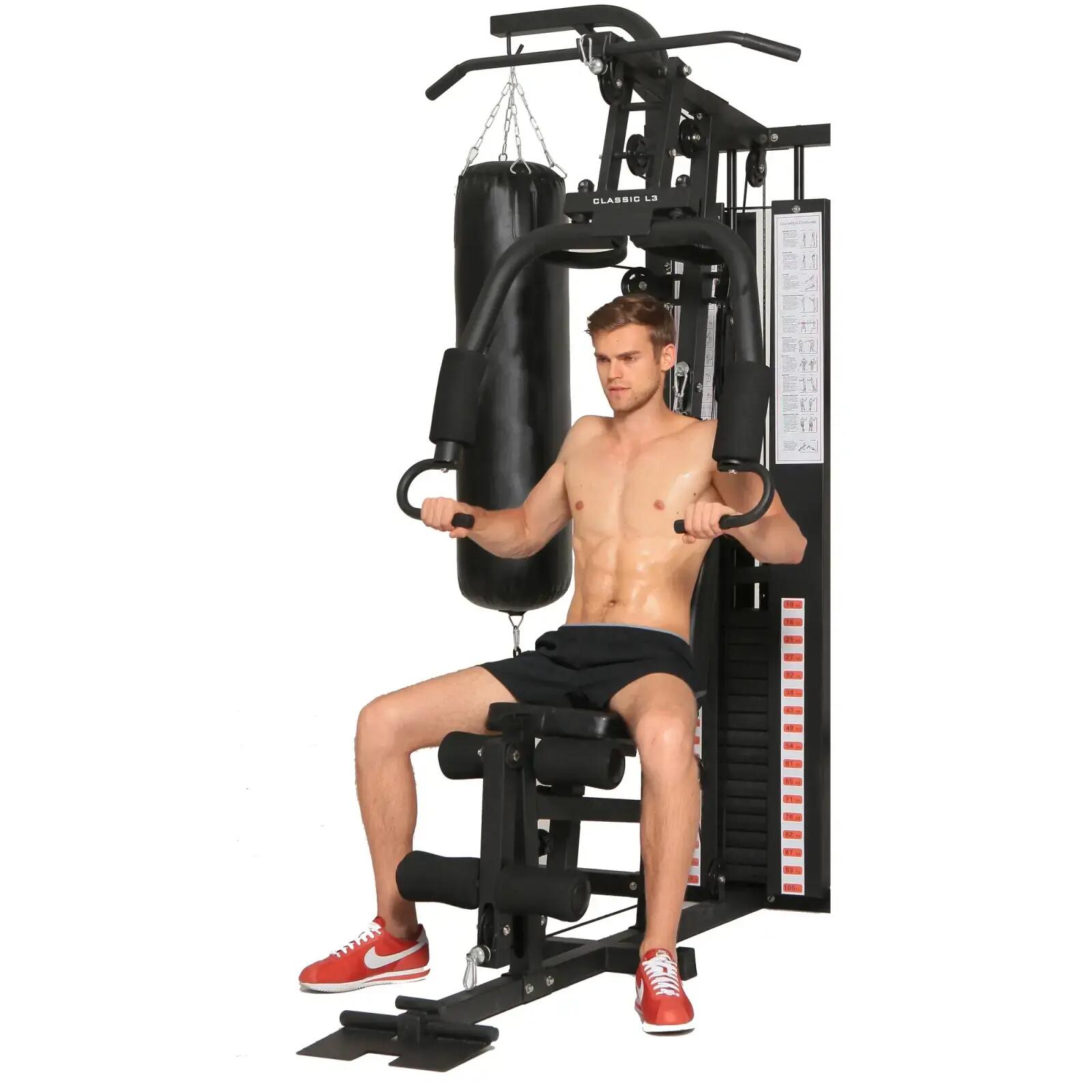Aparat multifunctional fitness Orion Classic L3, 4 posturi de lucru 2/5
