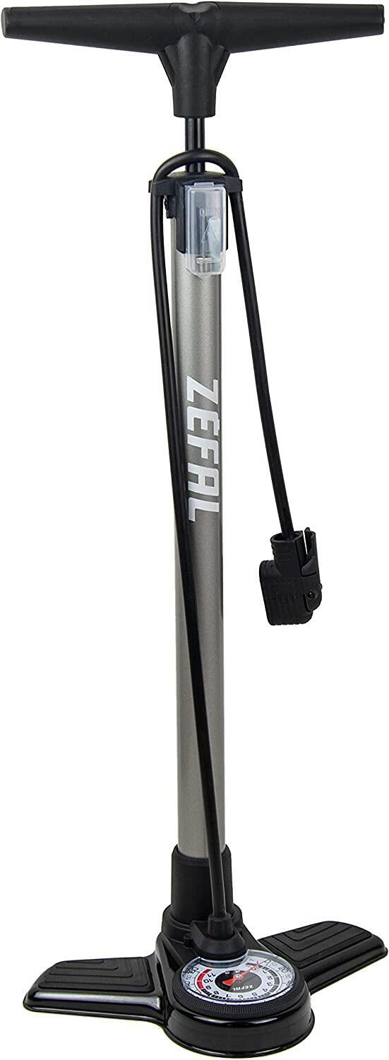 Zefal - Zefal Profil Max Fp20, Pompe A Pied Vélo Avec Large Manomètre - Pompe À Main - Gris|noir - Taille Unique - Decathlon