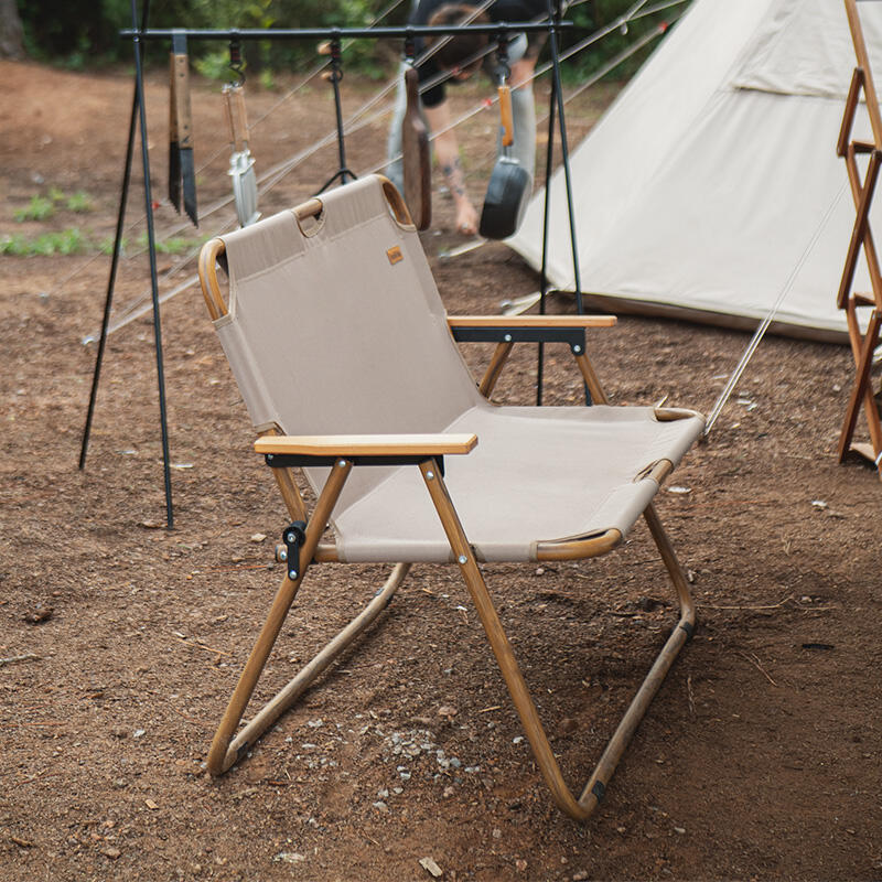 Outdoor folding double chair - Beige