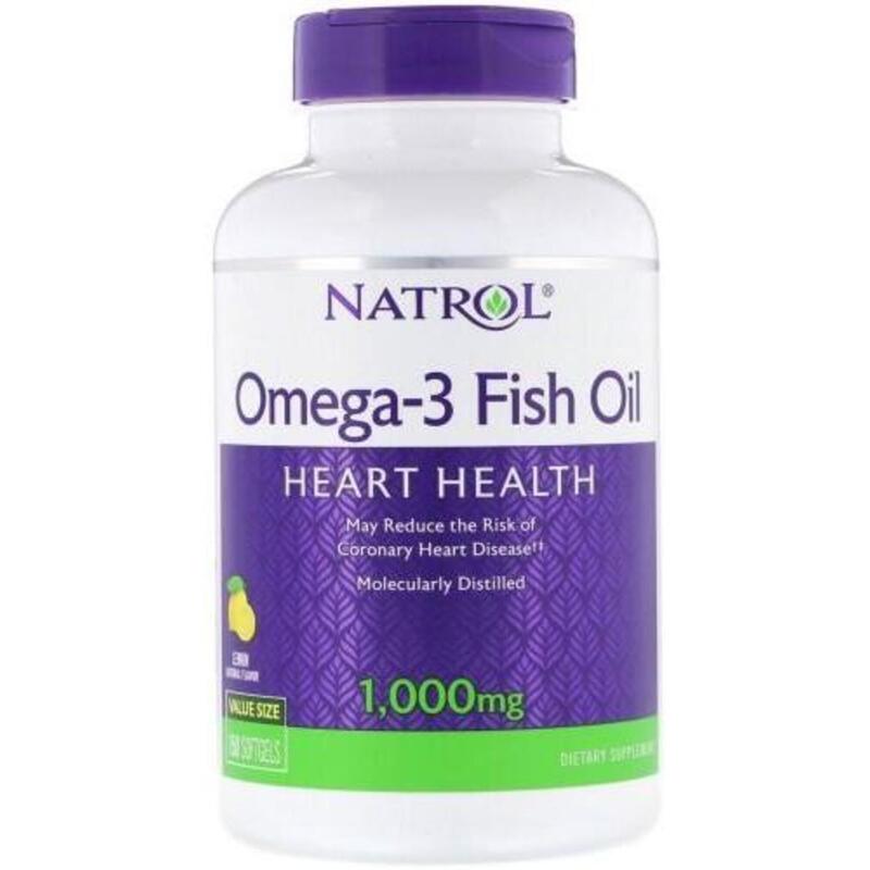 Natrol Omega-3 Fish Oil 1000mg - 150 softgels