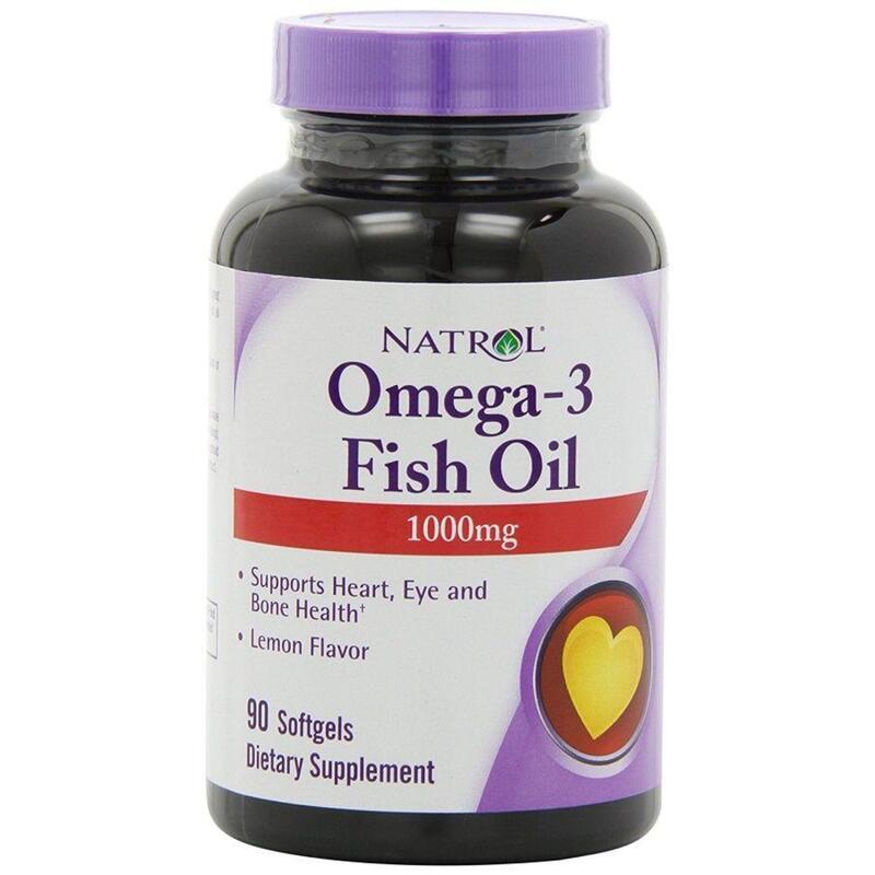 Natrol Omega-3 Fish Oil 1000mg - 90 softgels