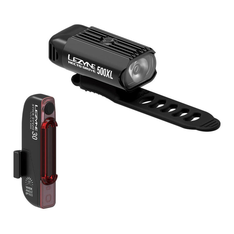 verlichting Lezyne Hecto 500 XL + stick