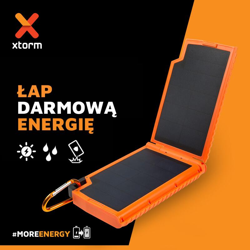 Powerbank solarny turystyczny XTORM Super Charger 10000 mAh 20W