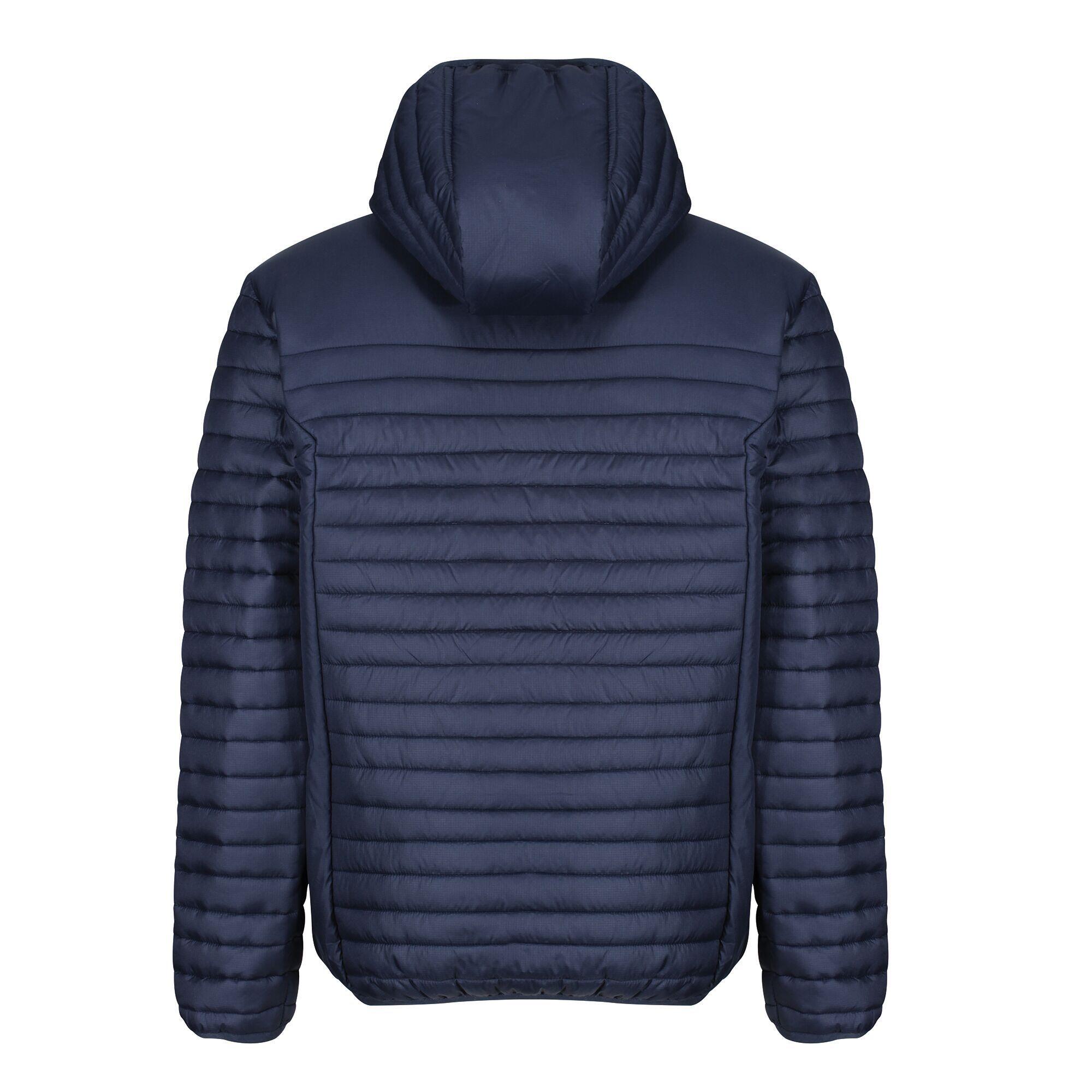 Mens Honestly Made Padded Jacket (Navy) 2/5