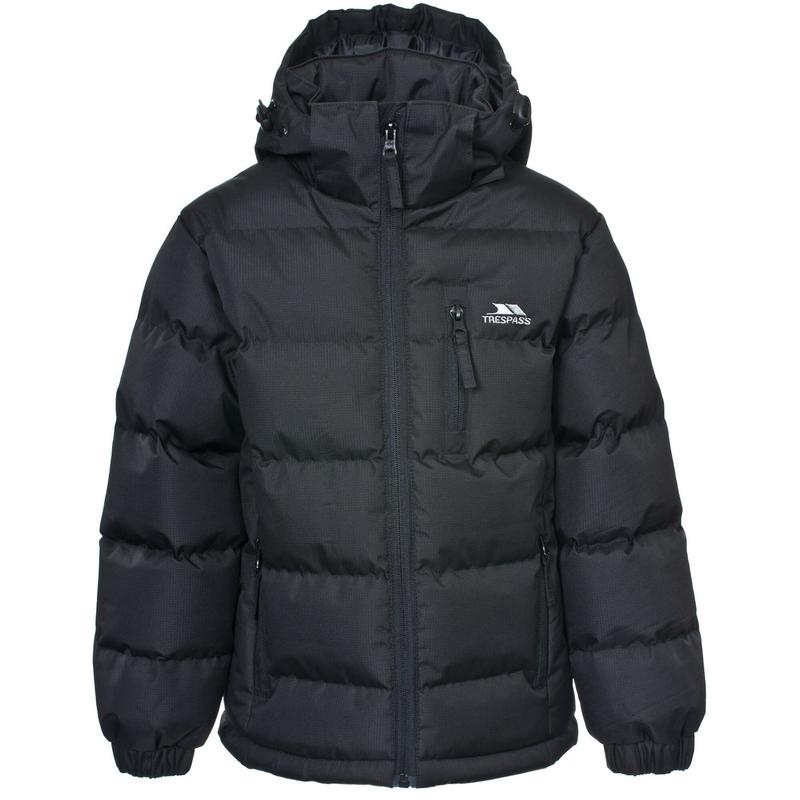 Jongens Tuff Padded Winterjas (Zwart)