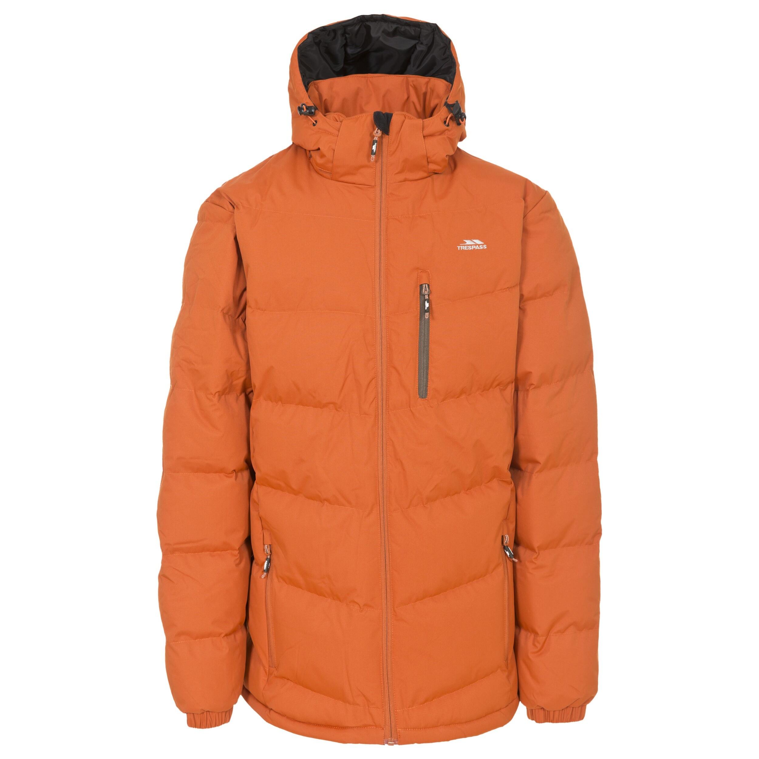 Men's BLUSTERY down jacket (Dark orange)