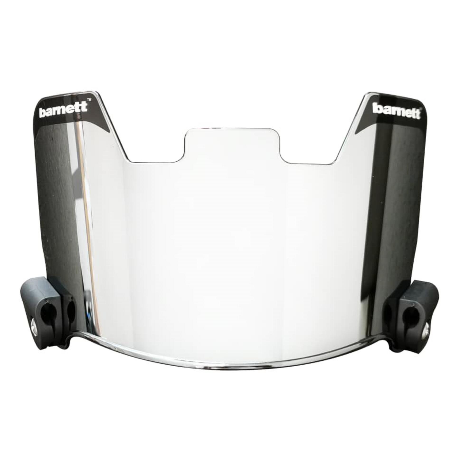 Capacete de futebol americano com viseira cromada reve