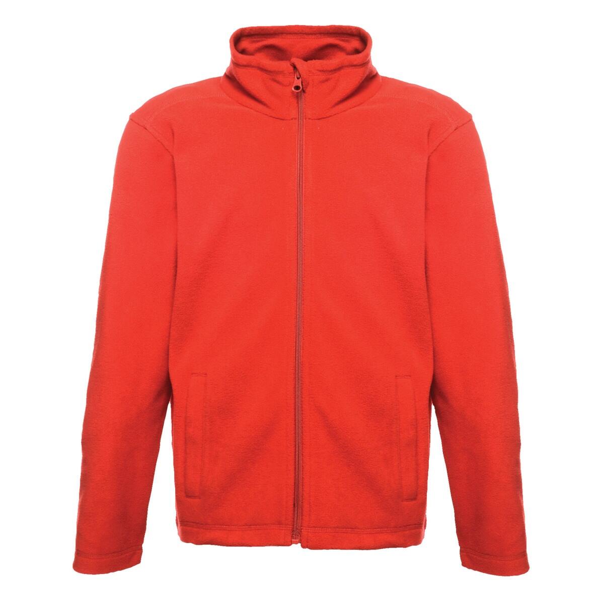 BRIGADE Giacca in pile unisex (rosso classico)