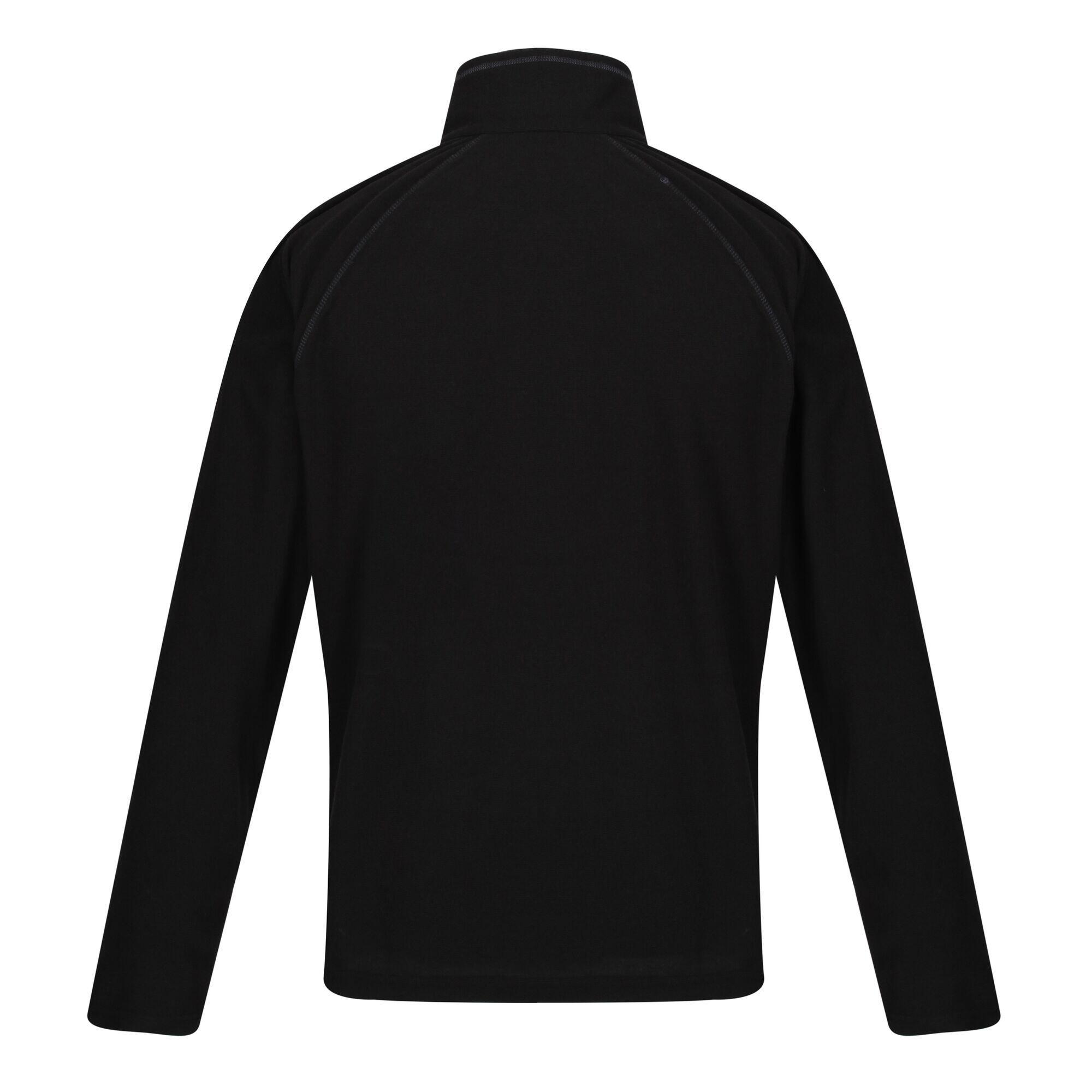 Great Outdoors Mens Montes Fleece Top (Black) 2/5